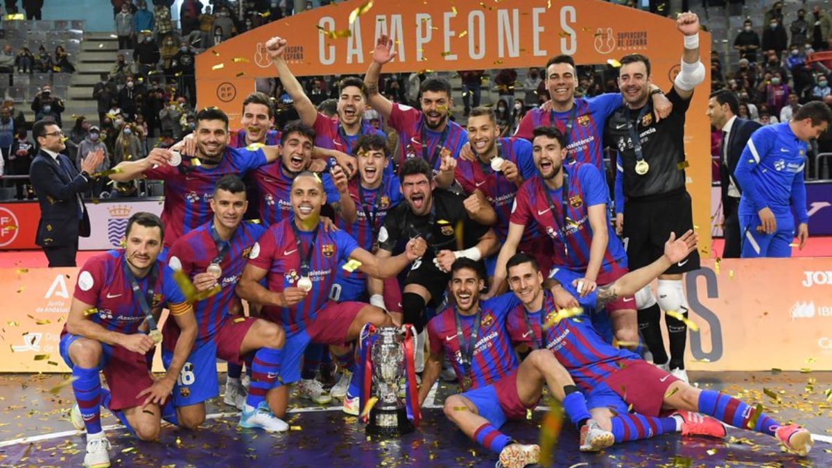 El FC Barcelona, vigente campeón de la Supercopa de España