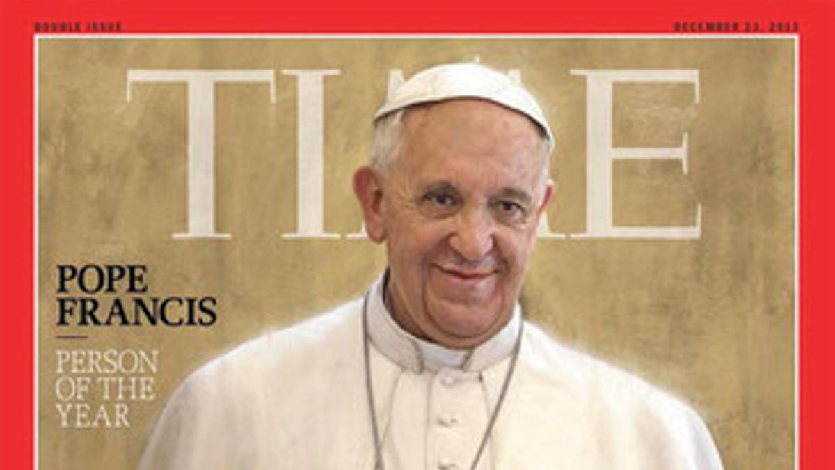Francisco protagoniza la portada de la revista 'Time' de esta semana.