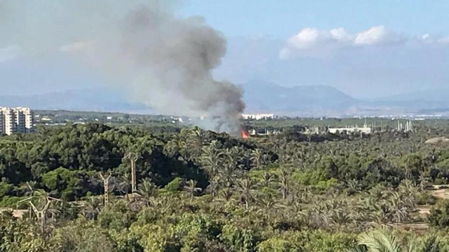 La pesadilla del pirómano de Guardamar continúa: un nuevo incendio afecta a la pinada