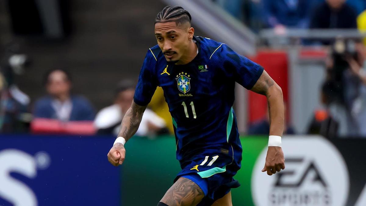 Raphinha sufre una la lesión muscular que le mantendrá de baja cinco semanas