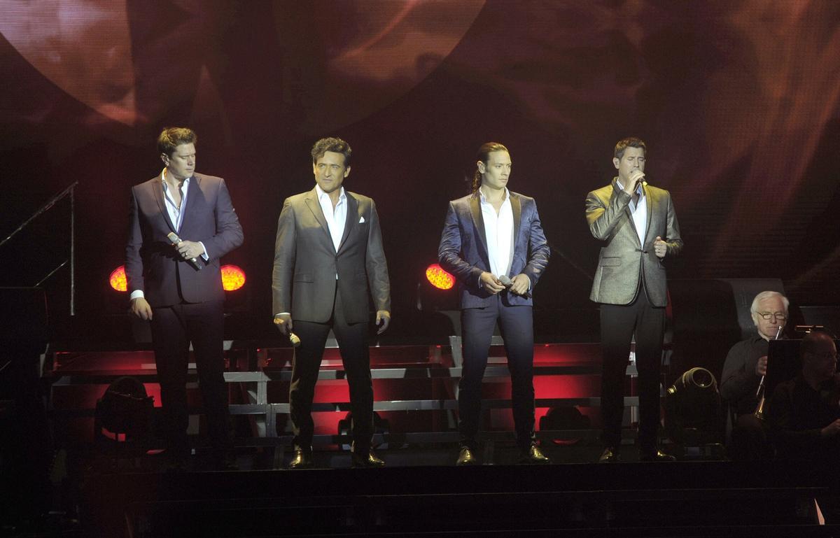 El cuarteto de Il Divo en una actuación en A Coruña en una imagen de archivo