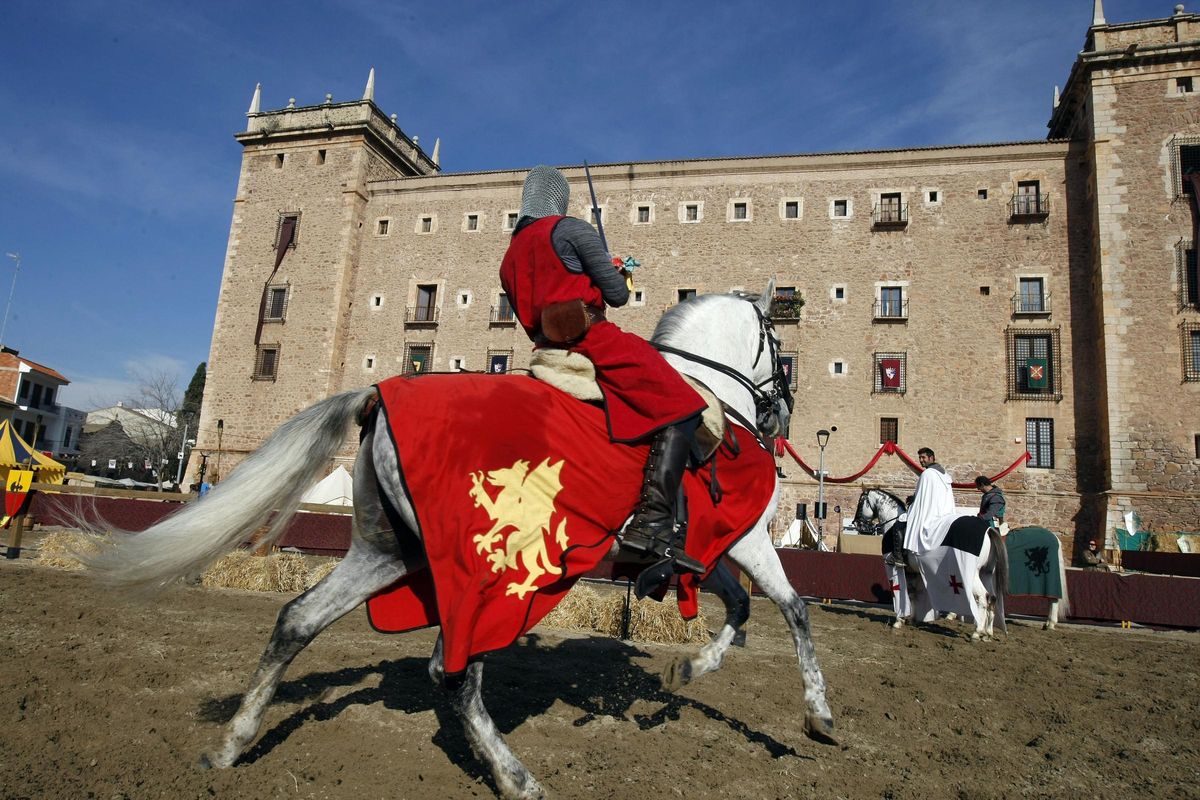 Recreación histórica de la llegada de Jaume I a El Puig.