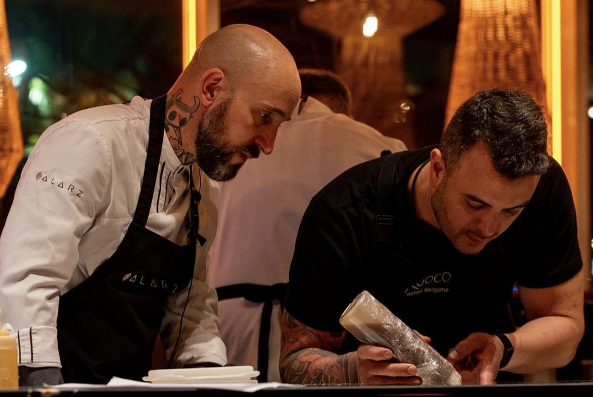 Mikel Asiain (izquierda) y Rafa Bérgamo.