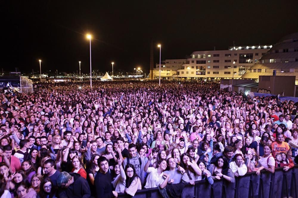 Concierto de "Morat" en la "Semana Grande" de Gijón