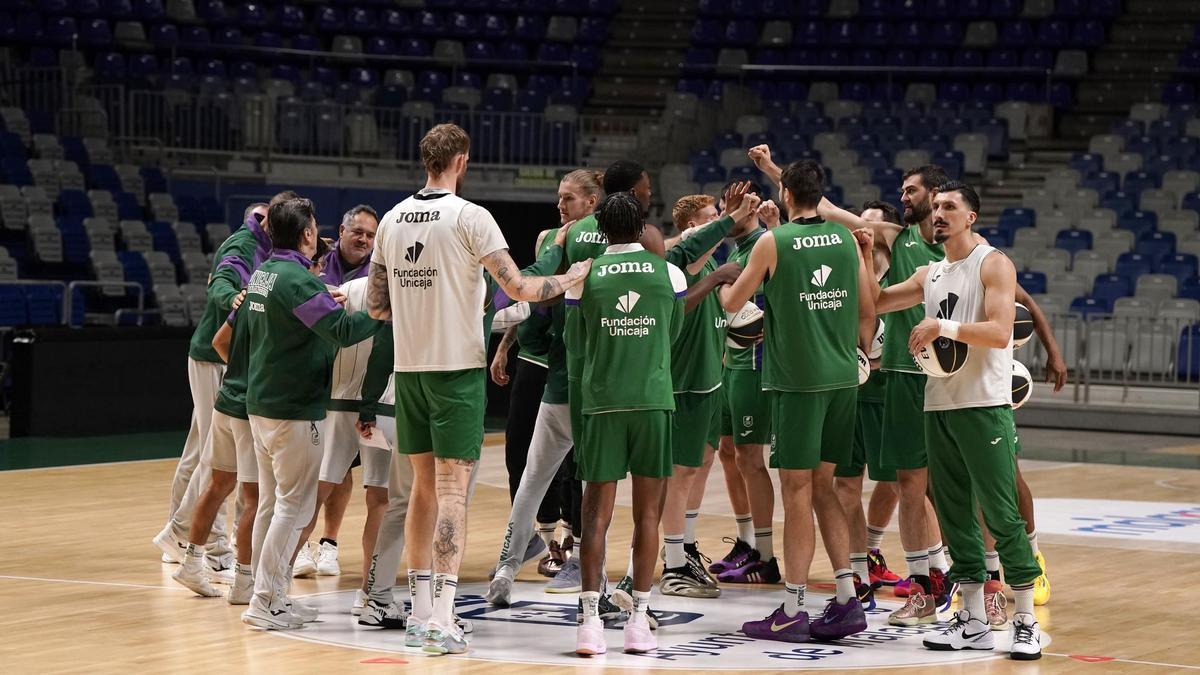 El Unicaja se prepara para su debut este jueves en la Copa del Rey de Gran Canaria 2025