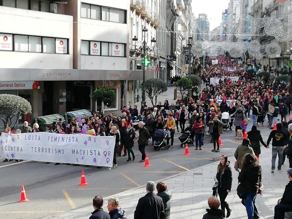 Vigo estalla contra la violencia machista