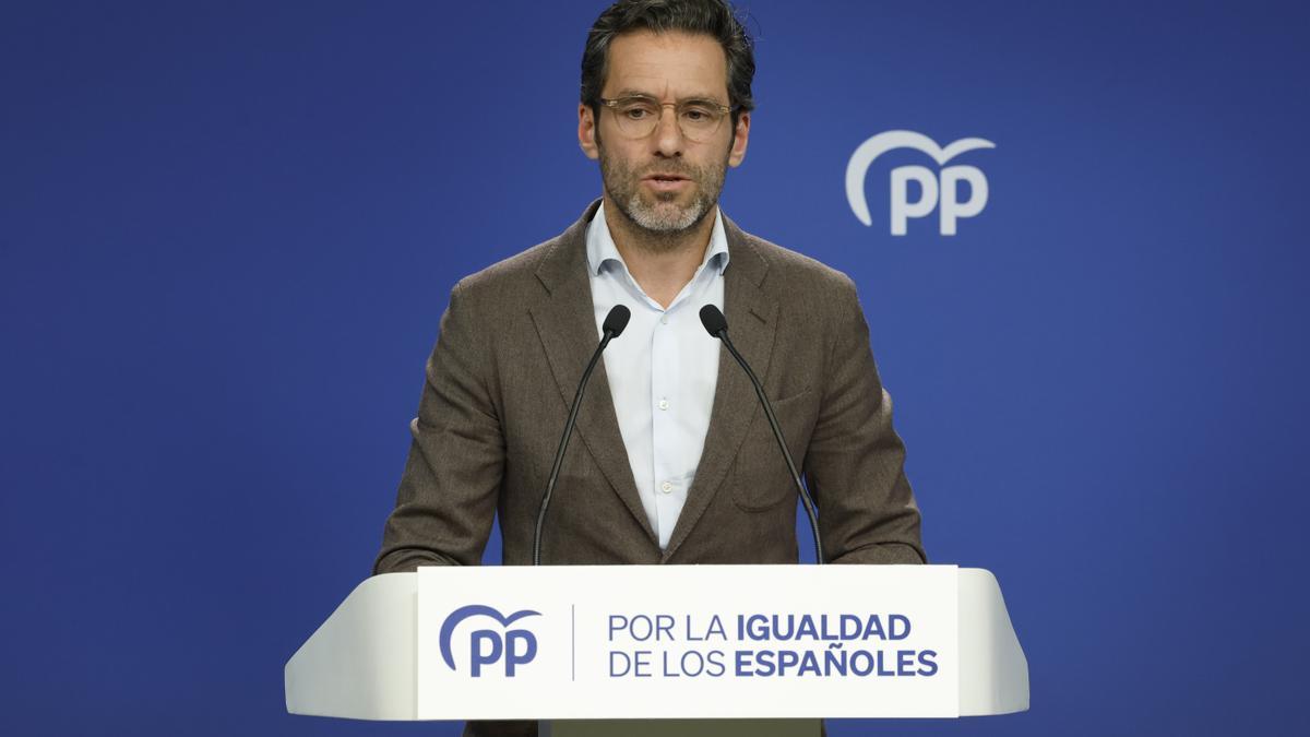 El portavoz del PP, Borja Sémper.