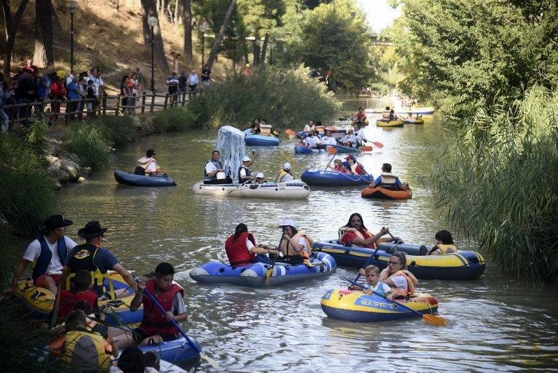 Bajada del Canal de Torrero en Zaragoza