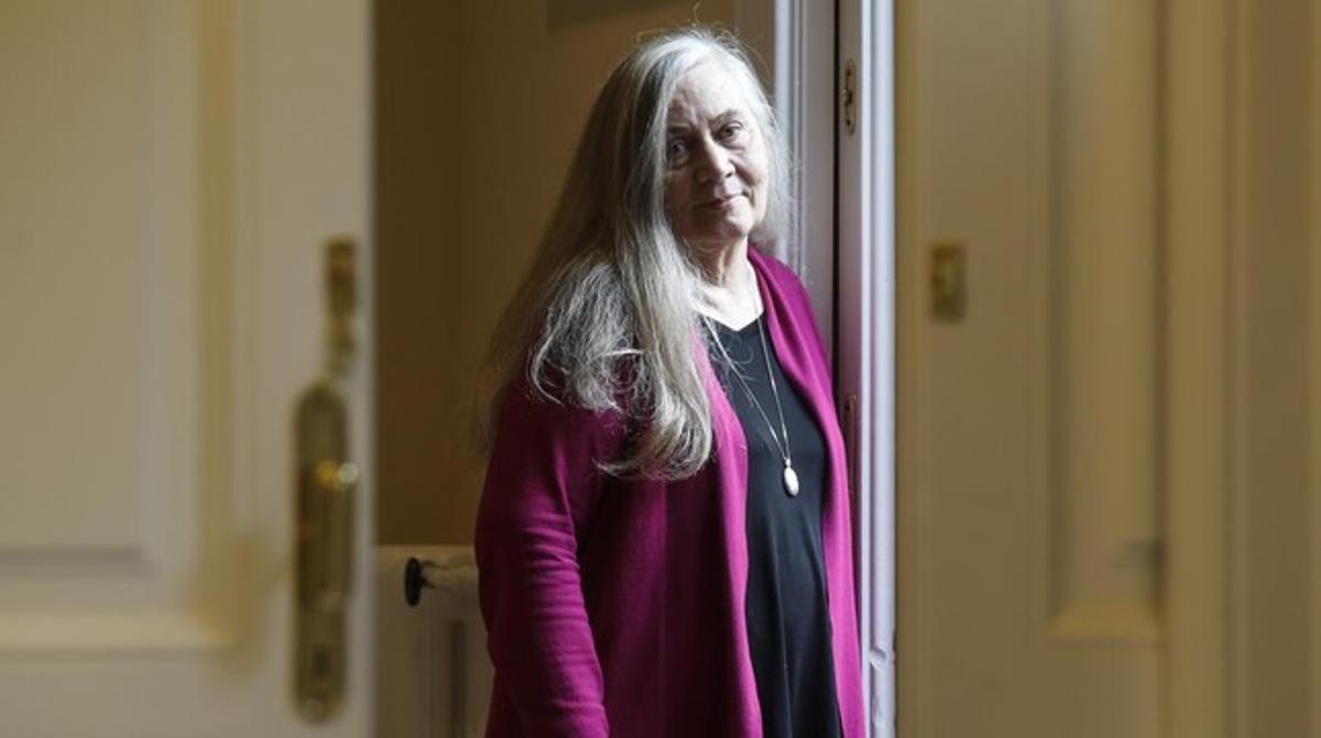 La escritora norteamericana Marilynne Robinson, en la sede de Galaxia Gutenberg en Barcelona. La escritora norteamericana Marilynne Robinson, en la sede de Galaxia Gutenberg en Barcelona.