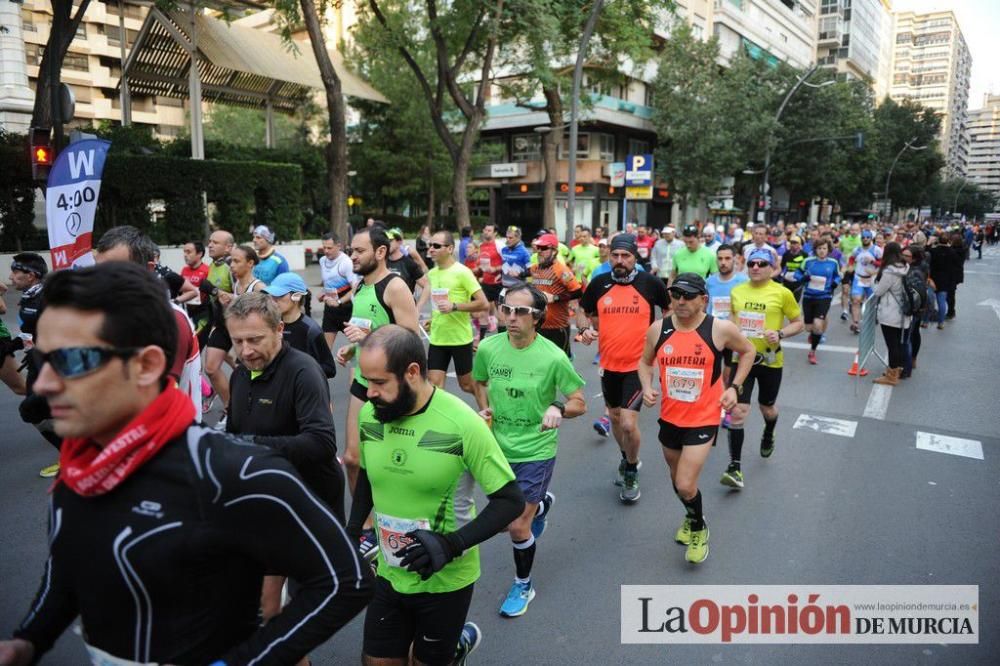 Murcia Maratón. Salida