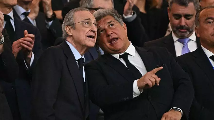 Laporta responde a Florentino Pérez: “Una cortina de humo para tapar sus fracasos”