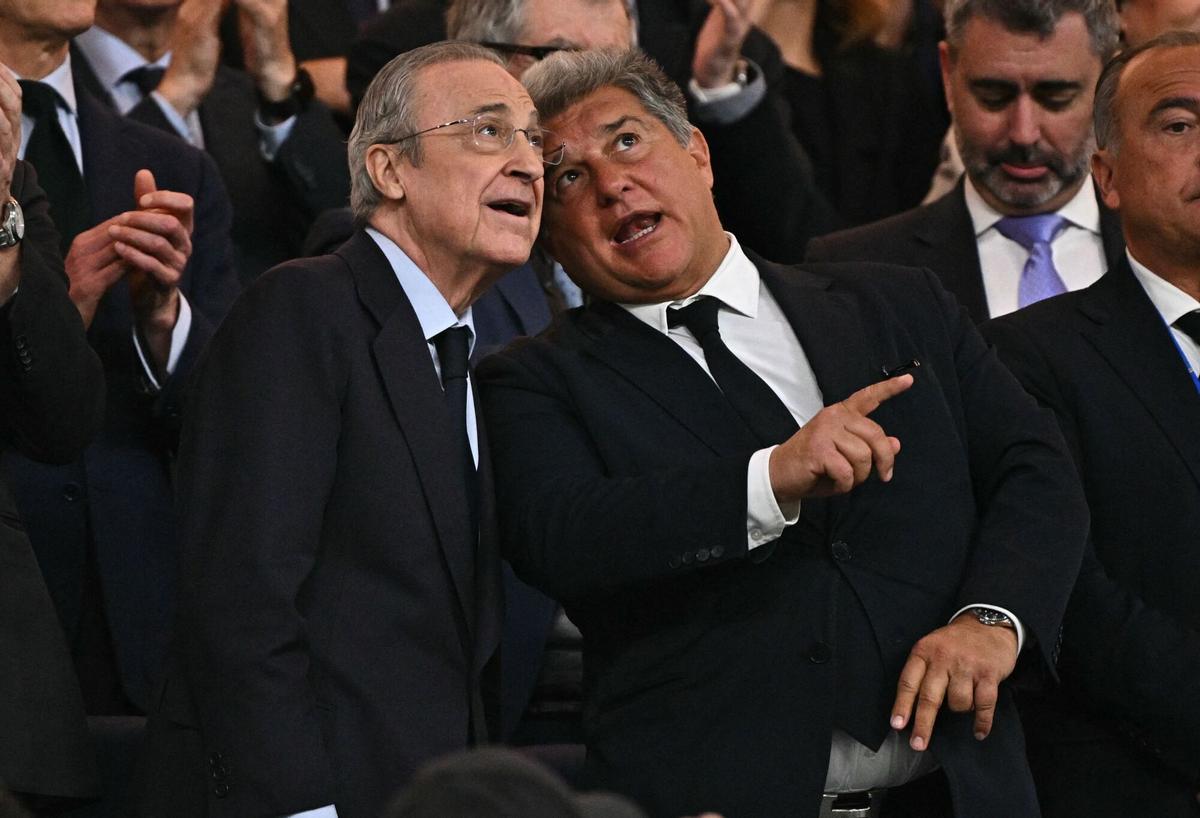 Florentino Pérez y Joan Laporta.