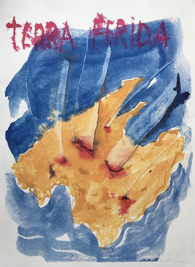Imagen que el artista Miquel Barceló ha hecho para Terraferida.