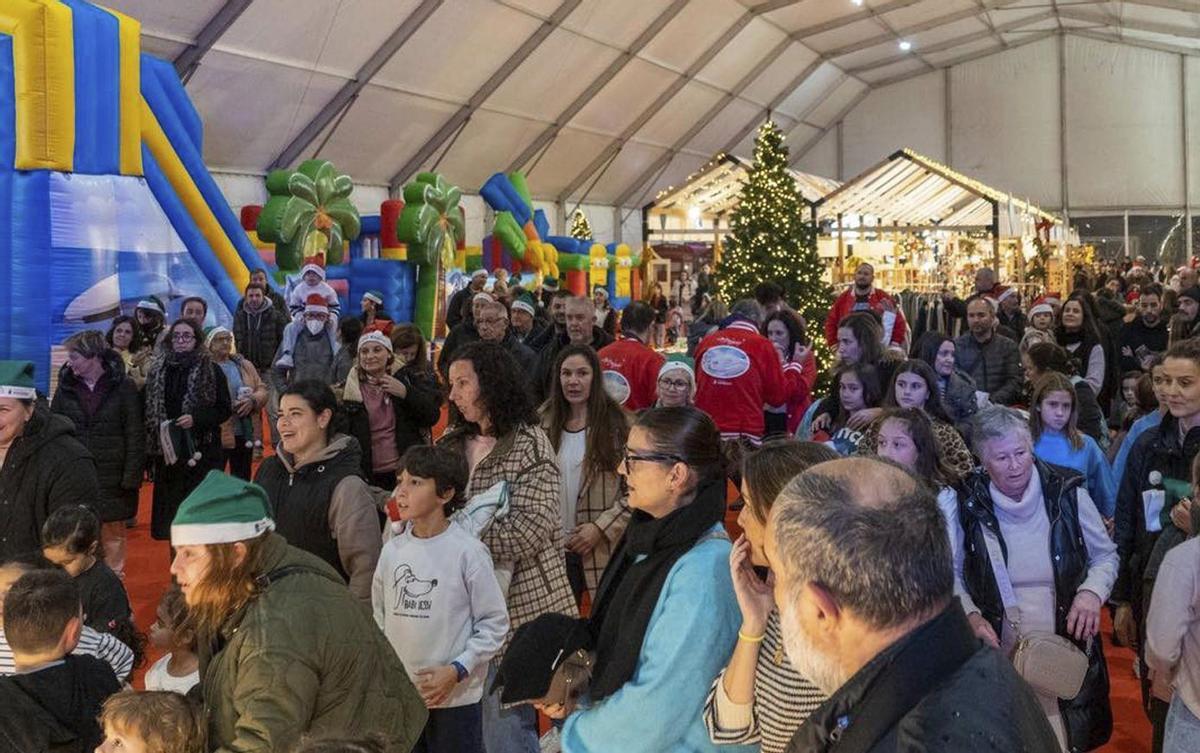 Una actividad navideña en Sanxenxo el pasado diciembre.
