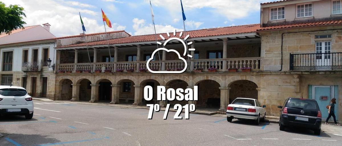 El tiempo en O Rosal: previsión meteorológica para hoy, viernes 27 de marzo