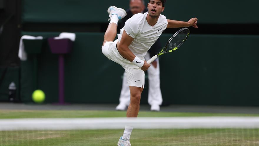Wimbledon | Ugo Humbert - Carlos Alcaraz, en imágenes