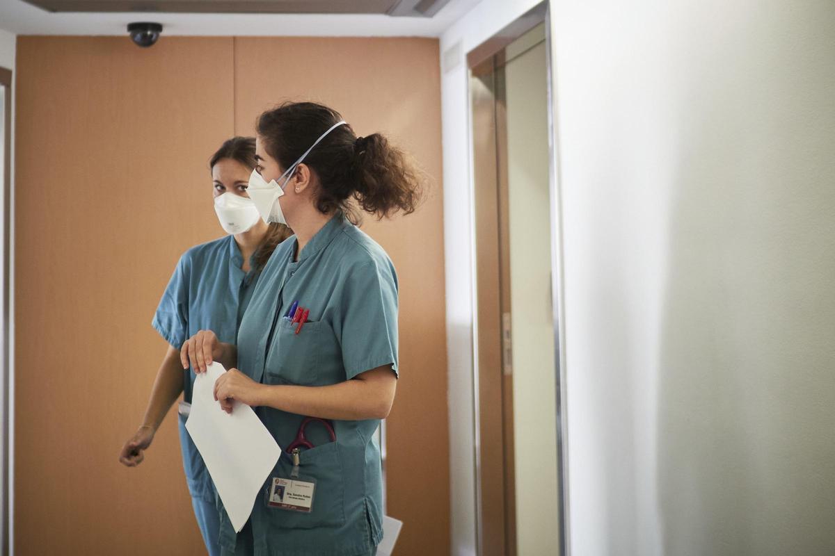 Personal médico de un hospital