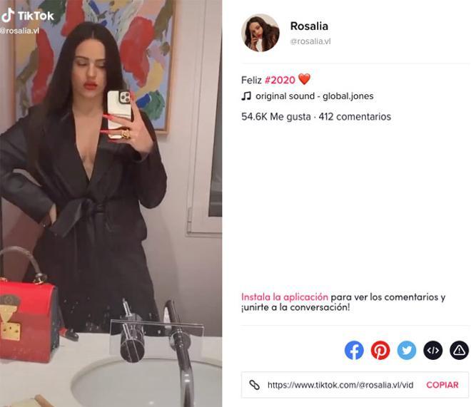 Rosalía, en TikTok