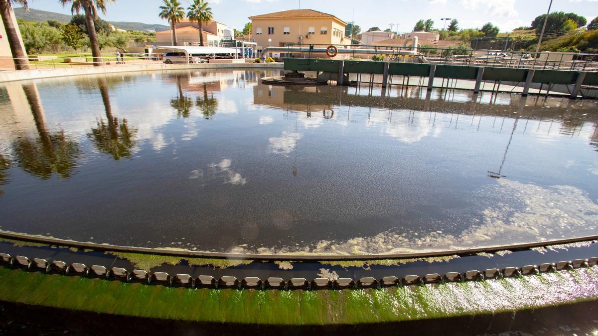 Imagen de archivo de la depuradora de Ontinyent.