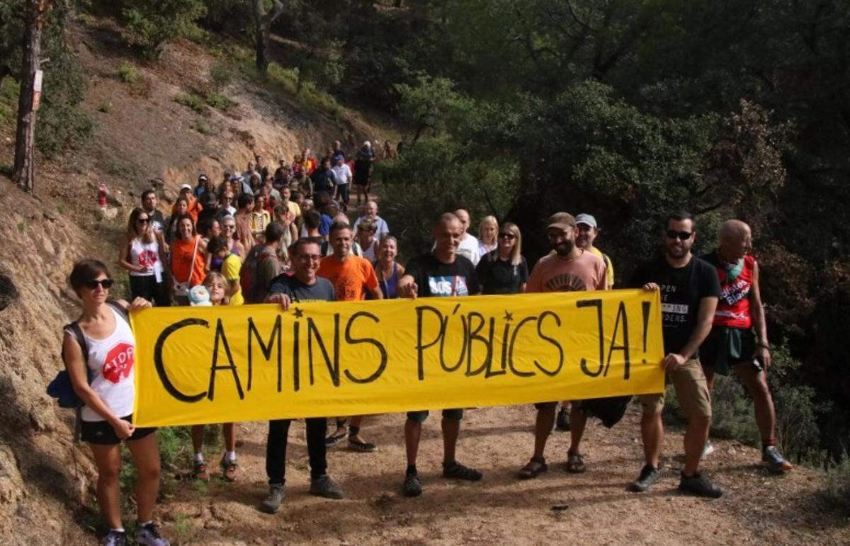Protestes de SOS Costa Brava.