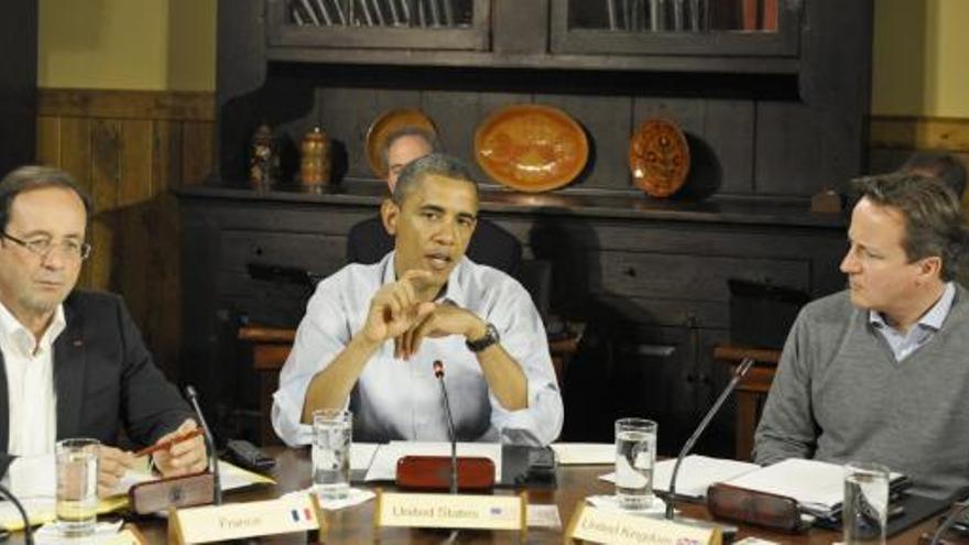 Obama ratifica el compromiso del G8 con el crecimiento