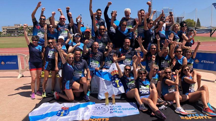 El club de atletismo de Sada, campeón de España