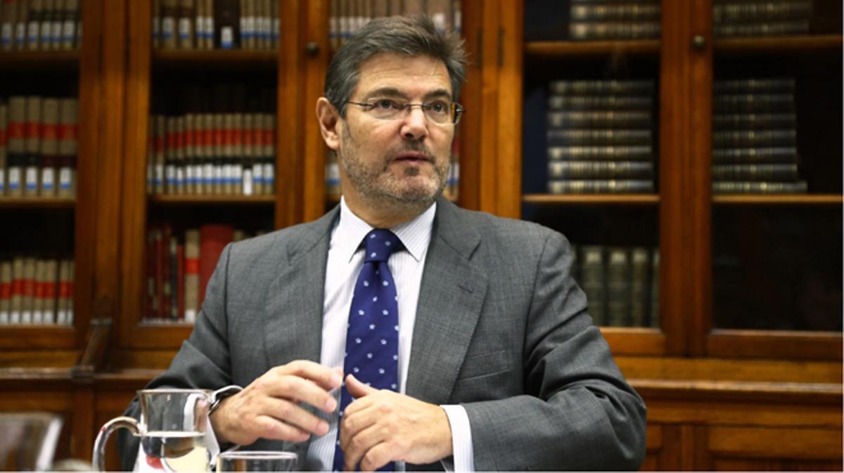El ministre de Justícia, Rafael Catalá.