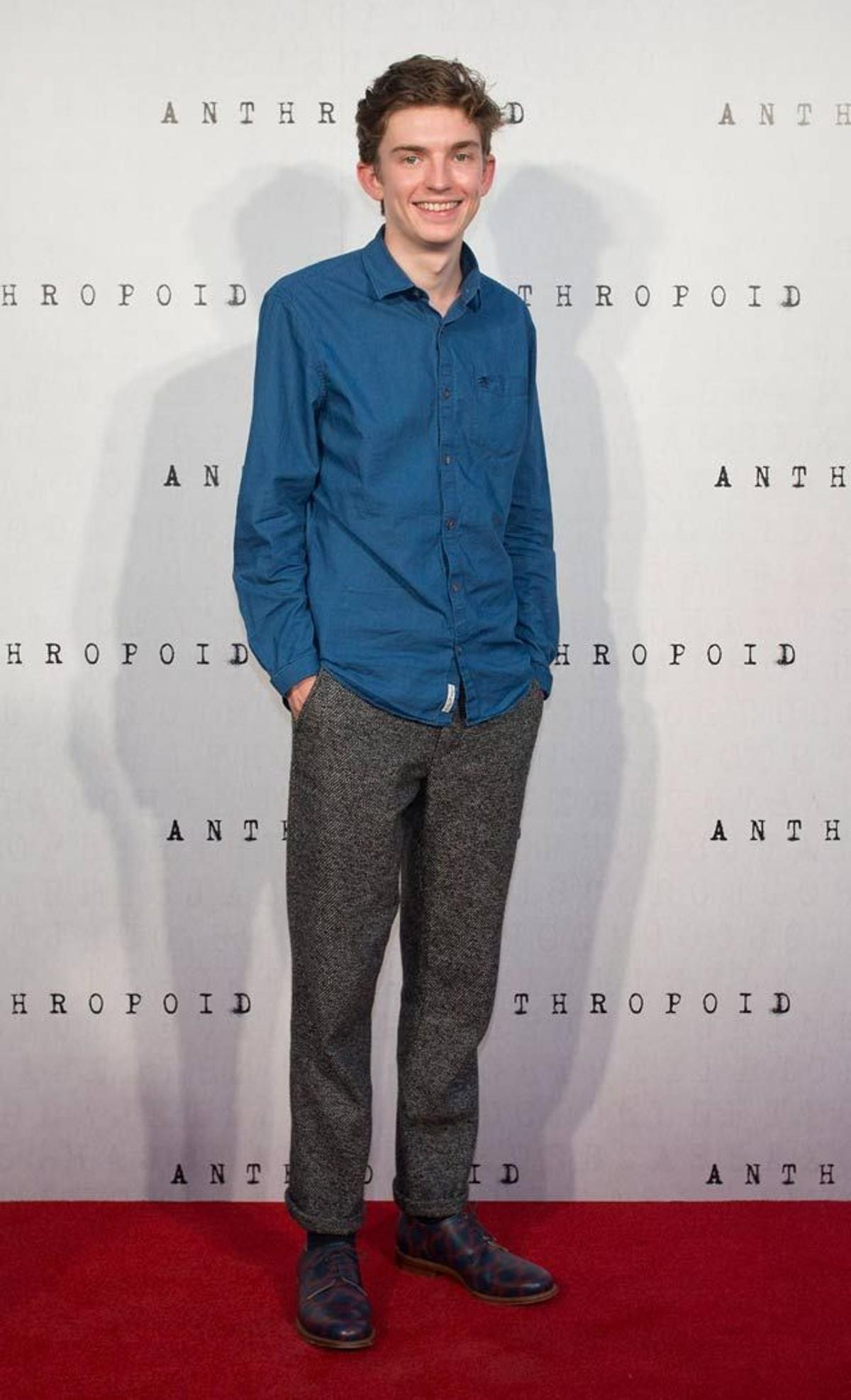 Bill Milner en el estreno de 'Anthropoid' en Londres.