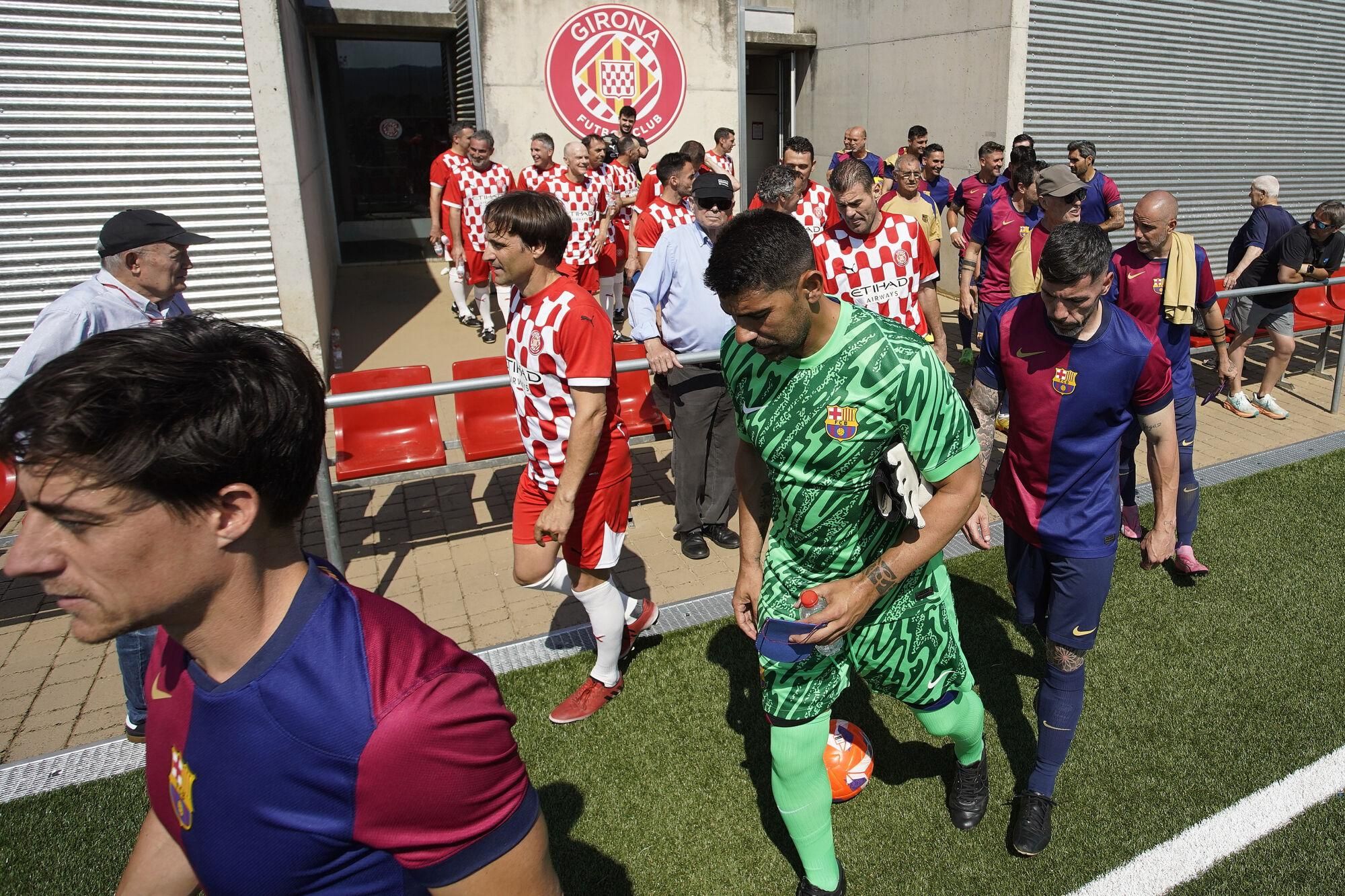 GIRONA. Torres de Palau Girona FC Legends-Agrupació Jugadors FCB, en homenatge a Pepe Pinto