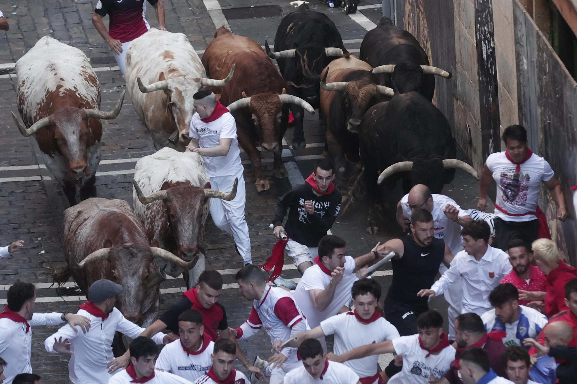 Primer encierro en el Día de San Fermín