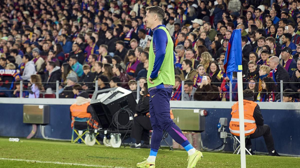 Lewandowski abre el marcador del partido