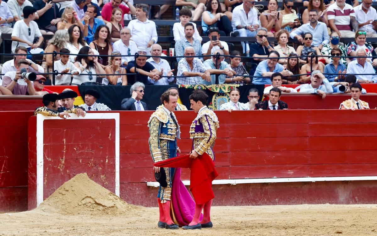 Corrida de toros mixta de la Feria de Julio con Román, Nek Romero y la novillera Olga Casado