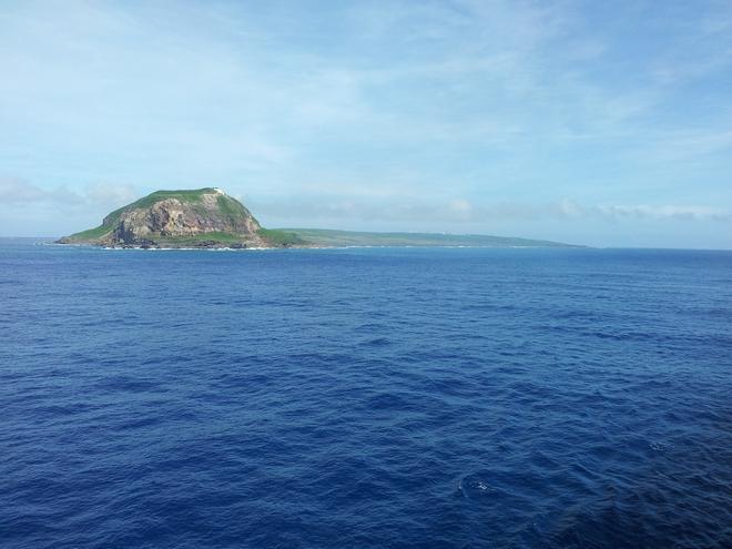 La nueva isla frente a la costa de Iwo Jima