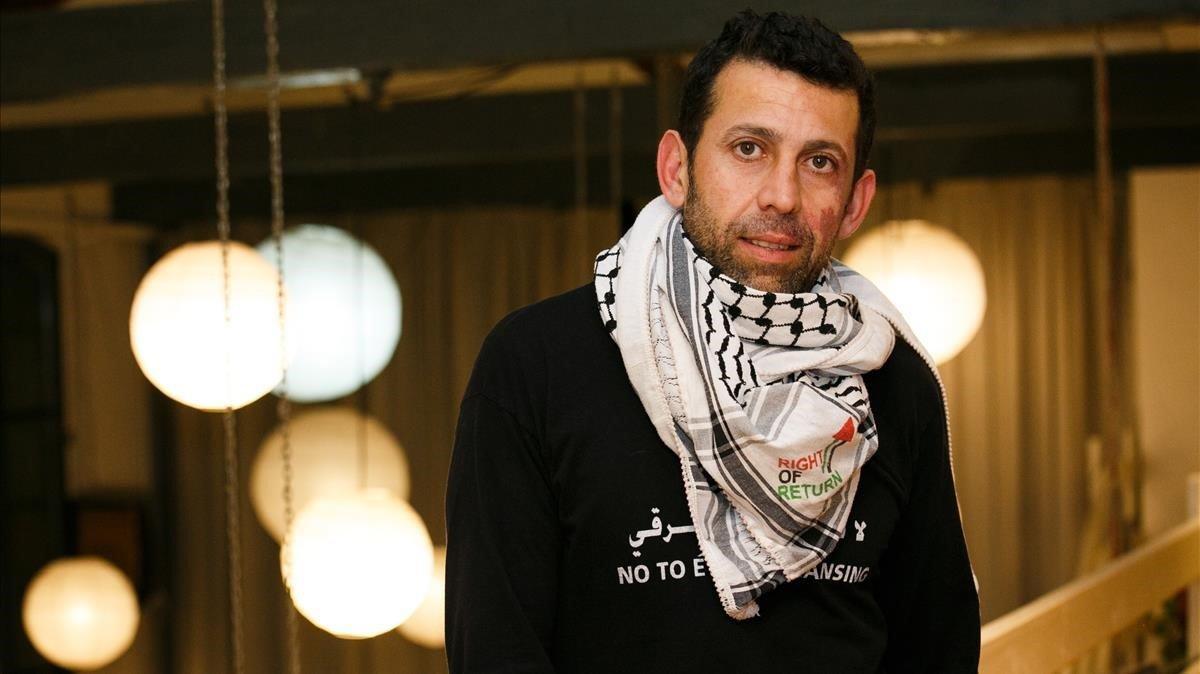 Mazeed Khalilia, activista por la causa palestina.