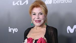 Tita Cervera en un photocall