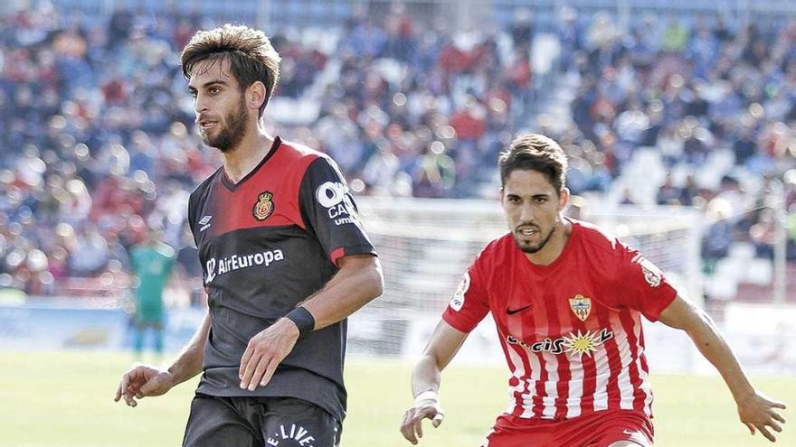 Biel Company, en el partido contra el Almería.