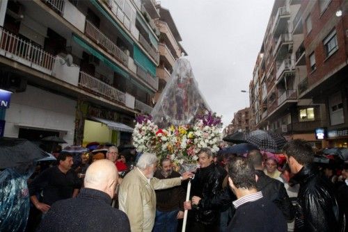 Llegada de la Fuensanta a Murcia