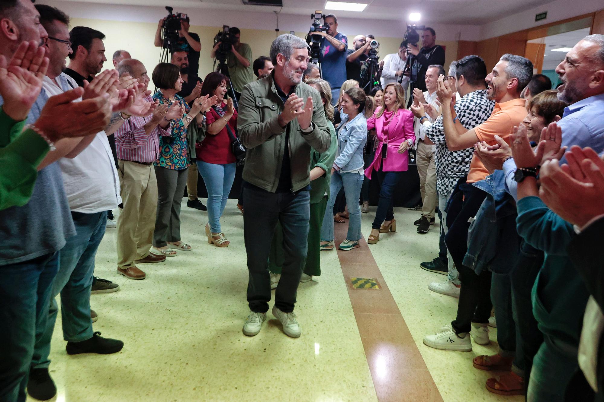 Noche electoral con Coalición Canaria