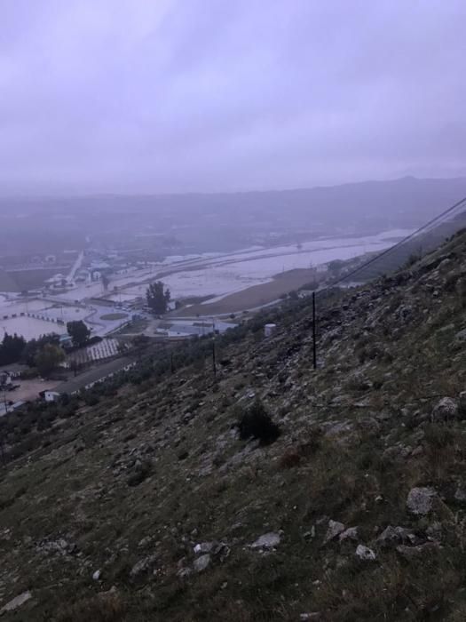 Inundaciones en la Comarca de Antequera.