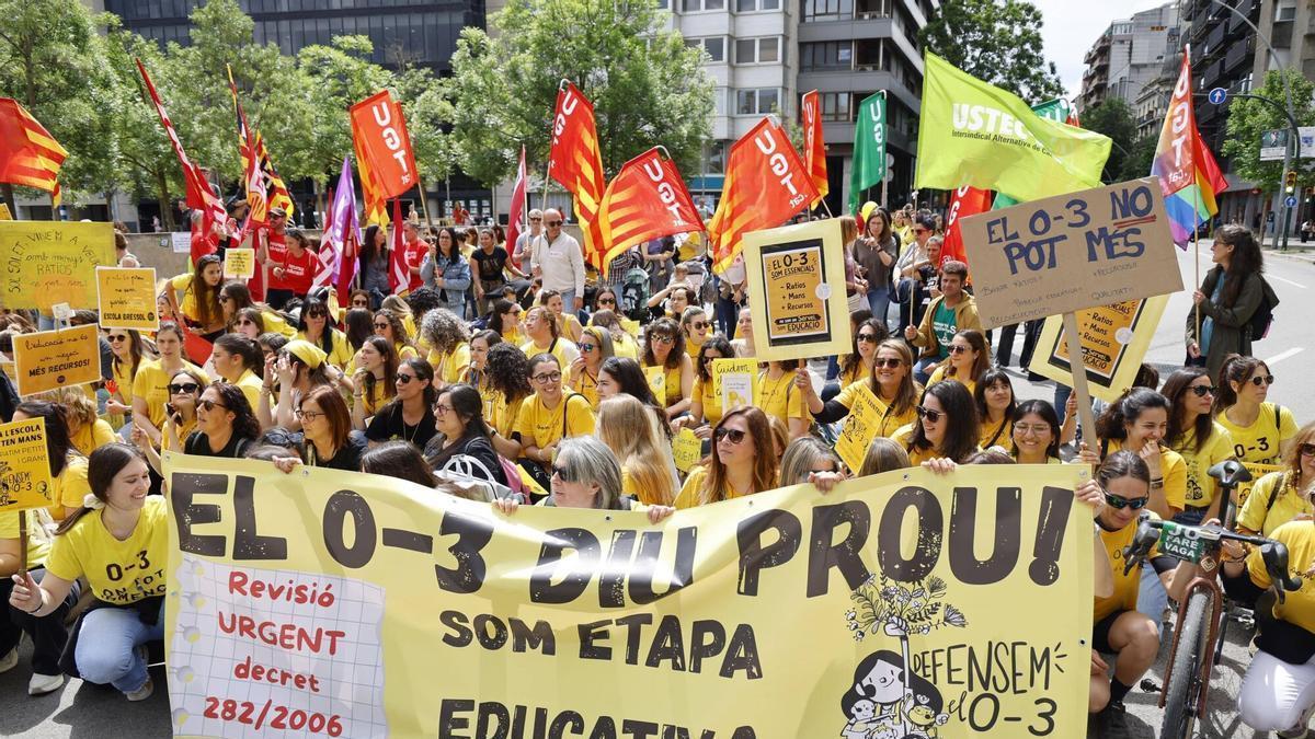 Les imatges de la manifestació