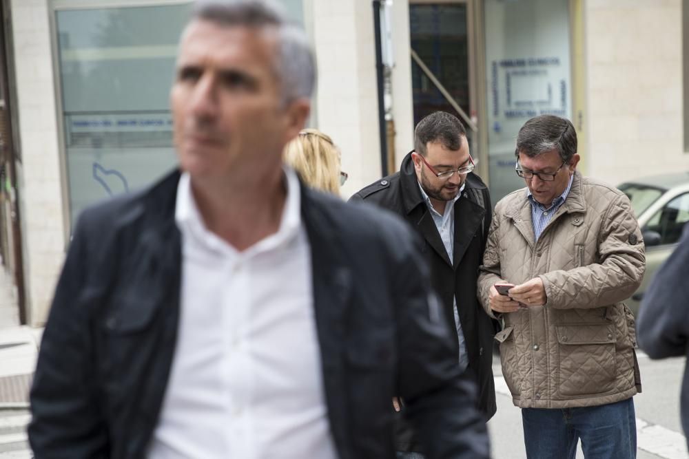 Reunión de cuadros del PSOE en la sede de la FSA en Oviedo