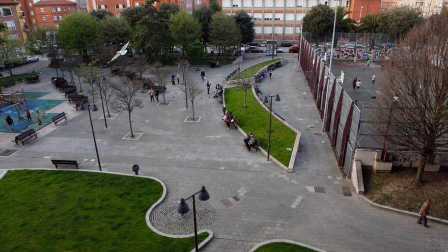 Vista general del parque La Serena, en El Llano, ayer.