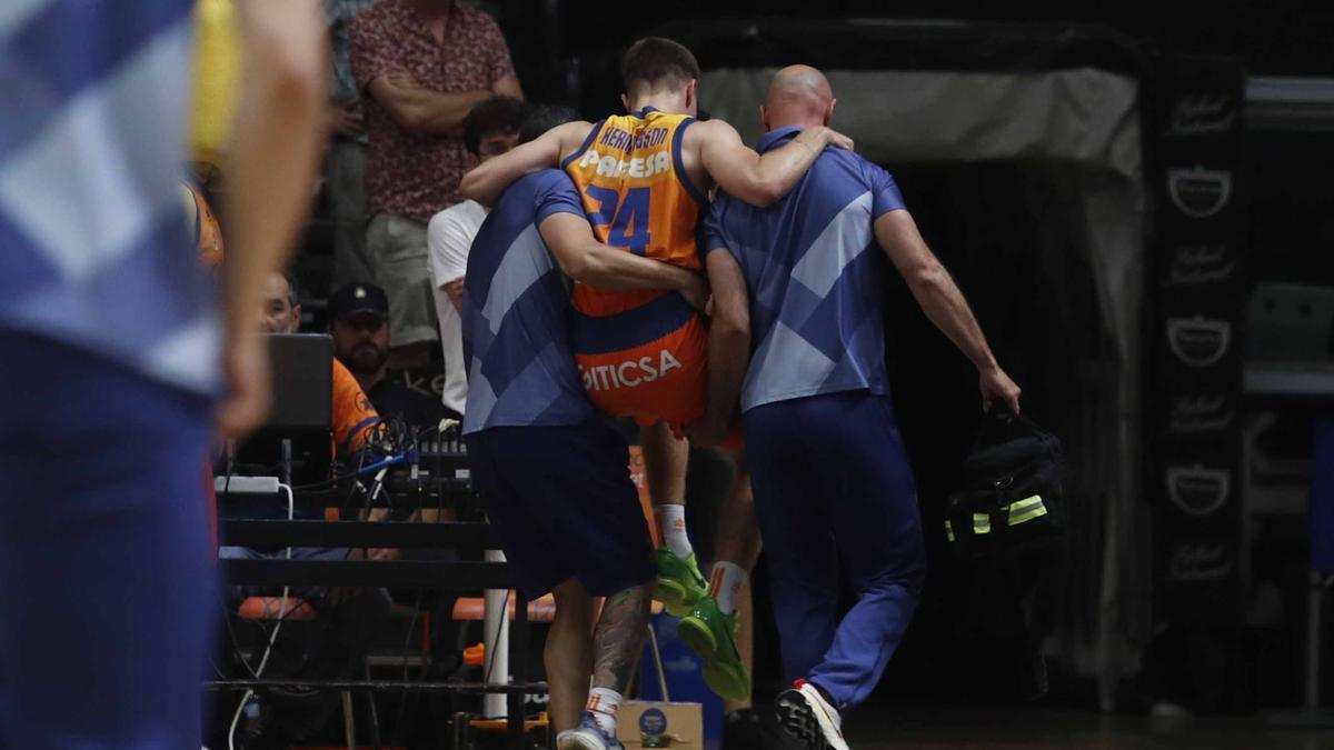 Martin Hermannsson se lesionó en el partido decisivo de los cuartos de final contra el Baskonia