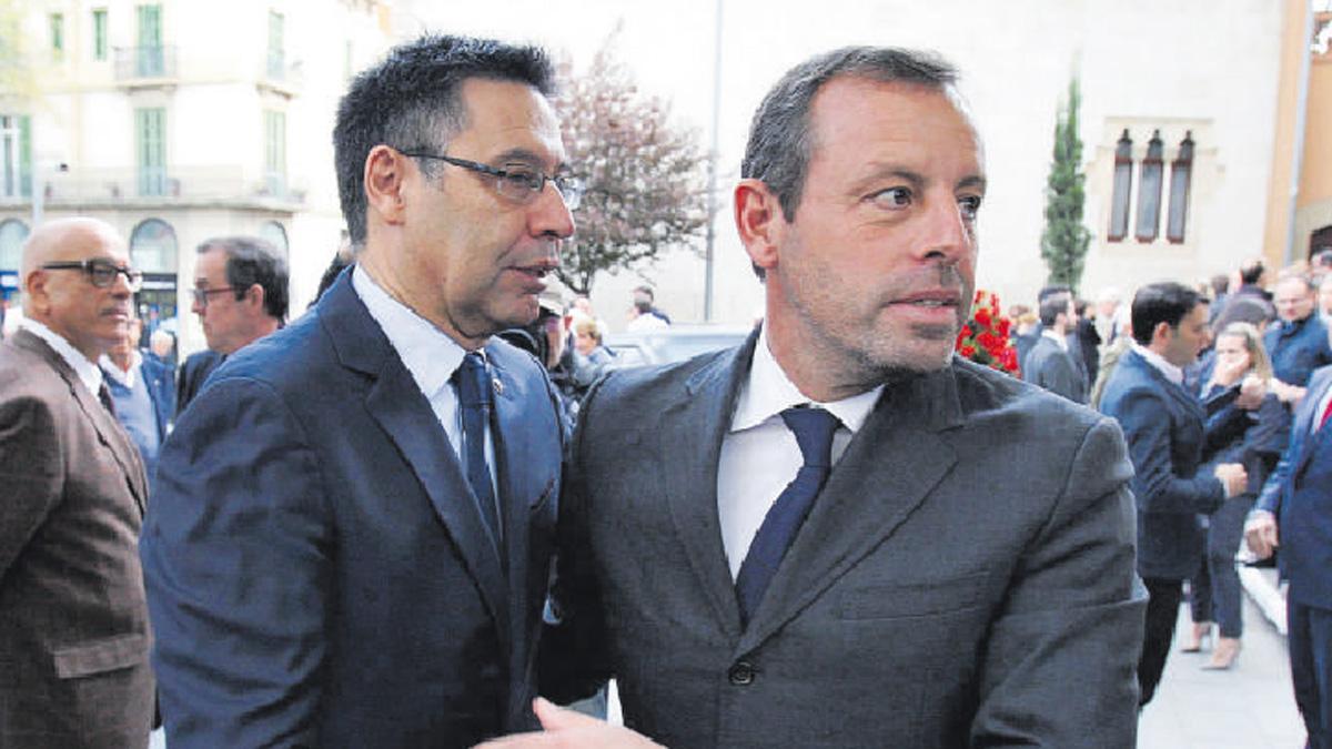 Josep Maria Bartomeu y Sandro Rosell