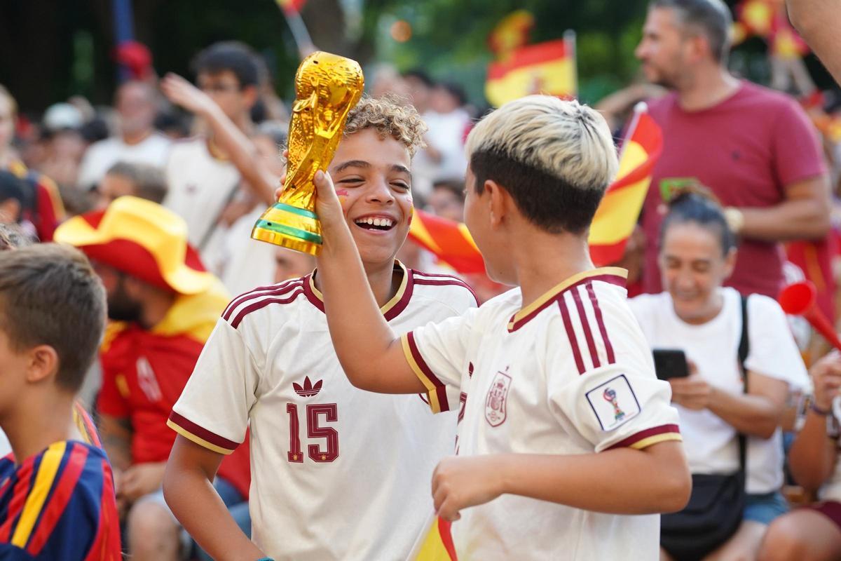 Así se vivió la segunda estrella del Mundial en Sevilla