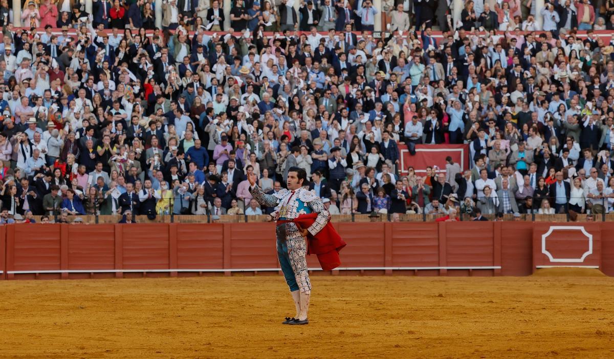 Morante de la Puebla, tras una tarde de toros en año pasado en la plaza de toros de Sevilla.