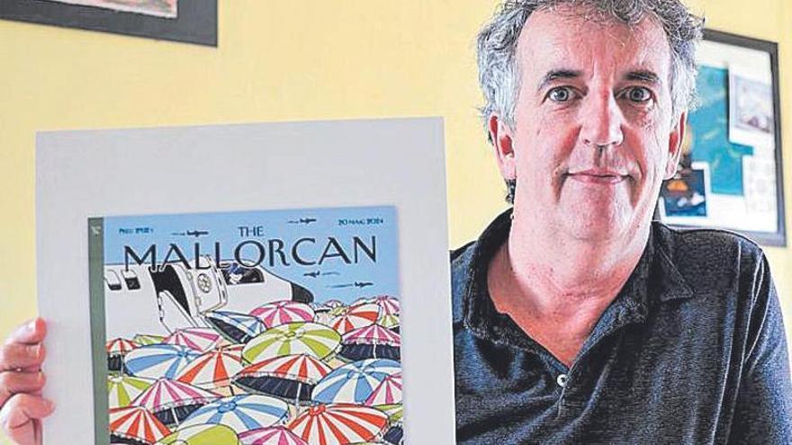 Javier Tubert, ilustrador: «No soy de esta Mallorca, aquí soy un turista más»