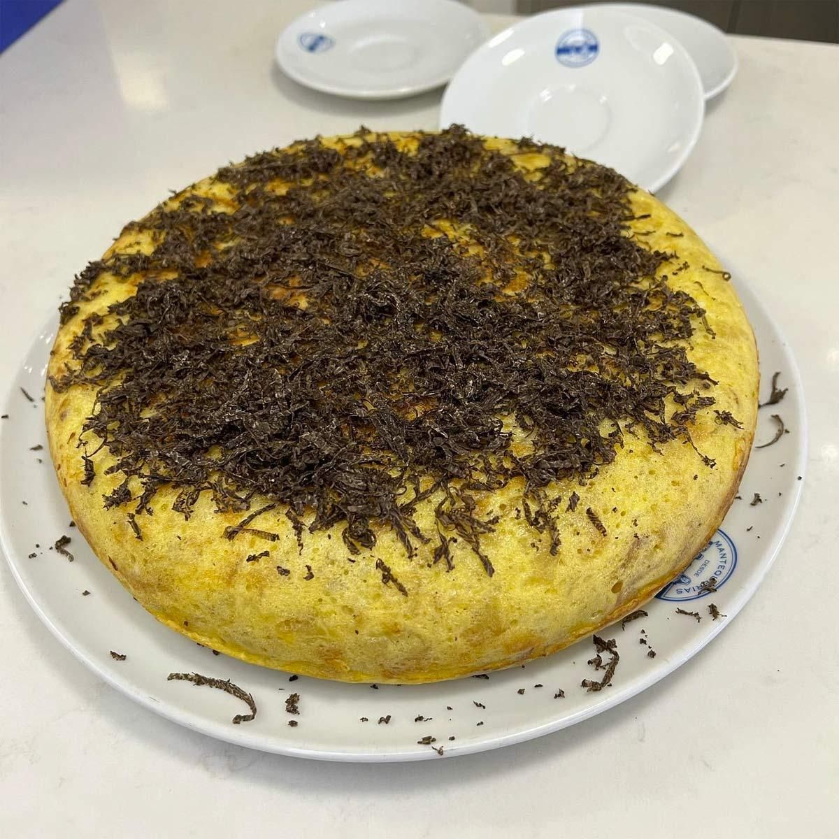 Tortilla con trufa de Mantequerías Pirenaicas