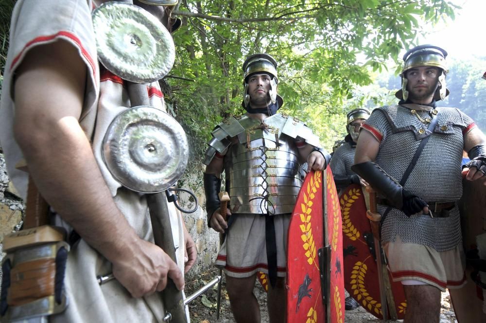 Batalla entre astures y romanos en Carabanzo