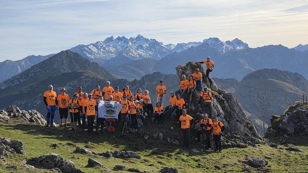 Foto de los montañeros.